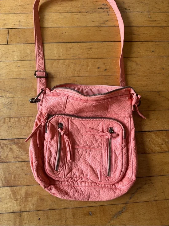 Orange Quilted Crossbody Bag/Purse - Picture 1 of 2